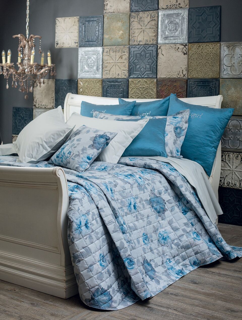 Trapunta Matrimoniale - Svad Blumarine - Roseto Blu
