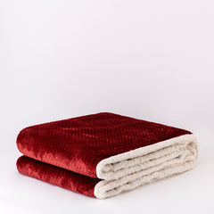 Plaid in ecopelliccia 210x240 cm rosa - Esagon | Riviera | Carillo Home