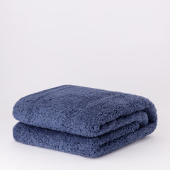 Plaid in ecopelliccia 210x240 cm blu - Teddy | Riviera | Carillo Home