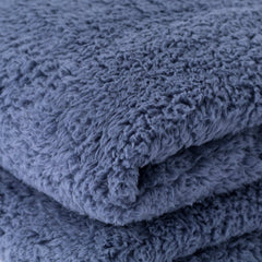 Plaid in ecopelliccia 210x240 cm blu - Teddy | Riviera | Carillo Home