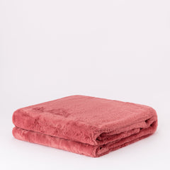 Plaid in ecopelliccia 210x240 cm rosa - Furry | Riviera | Carillo Home