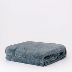 Plaid in ecopelliccia 210x240 cm - Grigio - Furry | Riviera | Carillo Home