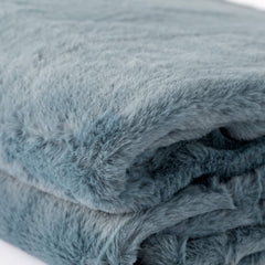 Plaid in ecopelliccia 210x240 cm - Grigio - Furry | Riviera | Carillo Home