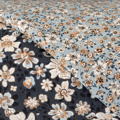 Parure copripiumino 1 piazza e mezzo marrone - Consiglia | Riviera | Carillo Home