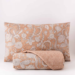 Completo copripiumino matrimoniale beige - Musa | Riviera | Carillo Home