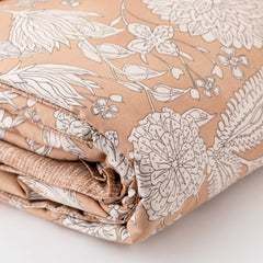 Completo copripiumino matrimoniale beige - Musa | Riviera | Carillo Home