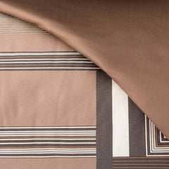 Completo lenzuola matrimoniale nocciola - Carré | Carillo Home