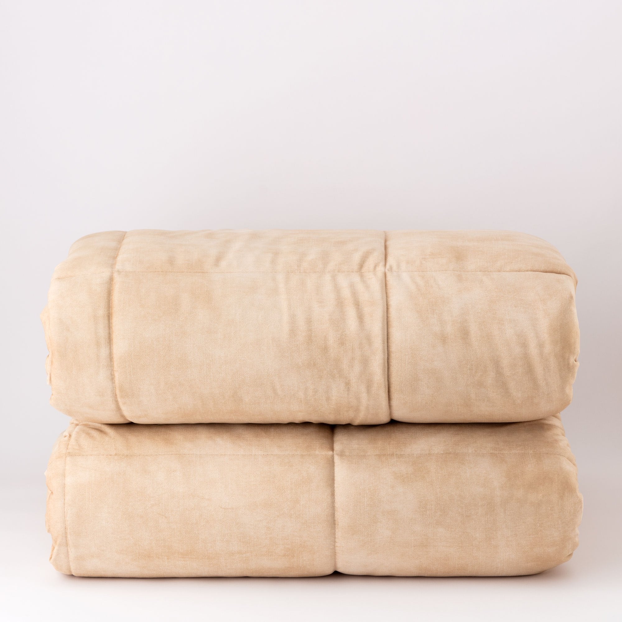 Trapunta in velluto 1 piazza e 1/2 - Beige - Goodly | Riviera