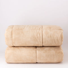 Trapunta in velluto 1 piazza e 1/2 - Beige - Goodly | Riviera