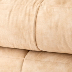 Trapunta in velluto 1 piazza - Beige - Goodly | Riviera