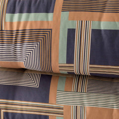 Trapunta matrimoniale blu - Carré | Carillo Home