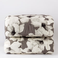 Trapunta matrimoniale grigio ghiaccio - Peonia | Reevér | Carillo Home