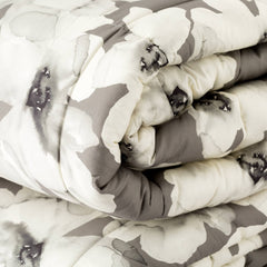 Trapunta matrimoniale grigio ghiaccio - Peonia | Reevér | Carillo Home