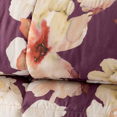 Trapunta matrimoniale Viola Aubergine - Peonia | Reevér