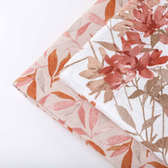 Completo letto matrimoniale colore rosa loto - Flora | Riviera | Carillo Home