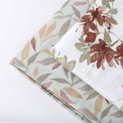 Completo letto 1 piazza e mezzo verde - Flora | Riviera | Carillo Home