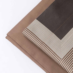 Completo letto matrimoniale nocciola - Carré | Carillo Home