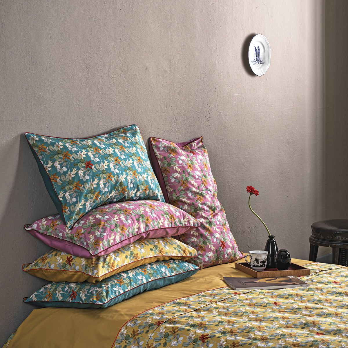 Completo Letto Matrimoniale Red House - Pavone | Fazzini