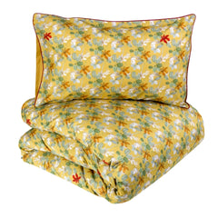 Parure Copripiumino Red House Matrimoniale - Fazzini  -  Ocra