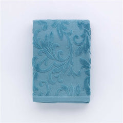 Coppia di Asciugamani turchese - Flowers | Carillo Home