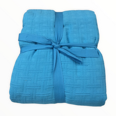 Copriletto singolo turchese - Clara | Cavalieri