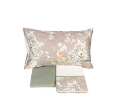 Completo lenzuola matrimoniale tortora - Lilia | Fazzini