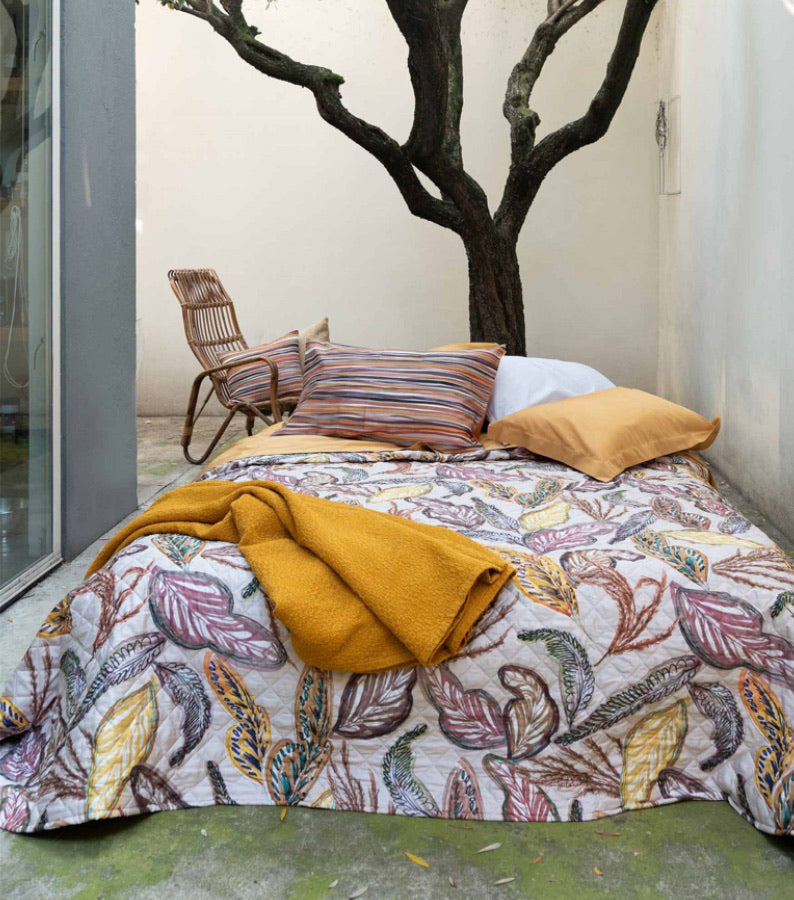 Trapuntino Quilt matrimoniale - Ginger - Reevèr - fumo