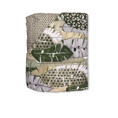 Quilt due piazze Fazzini - Crazy Horse - reversibile variante verde