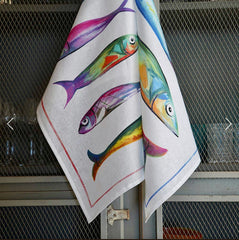 Canovaccio - Poisson Bleu tre - Tessitura Toscane Telerie -