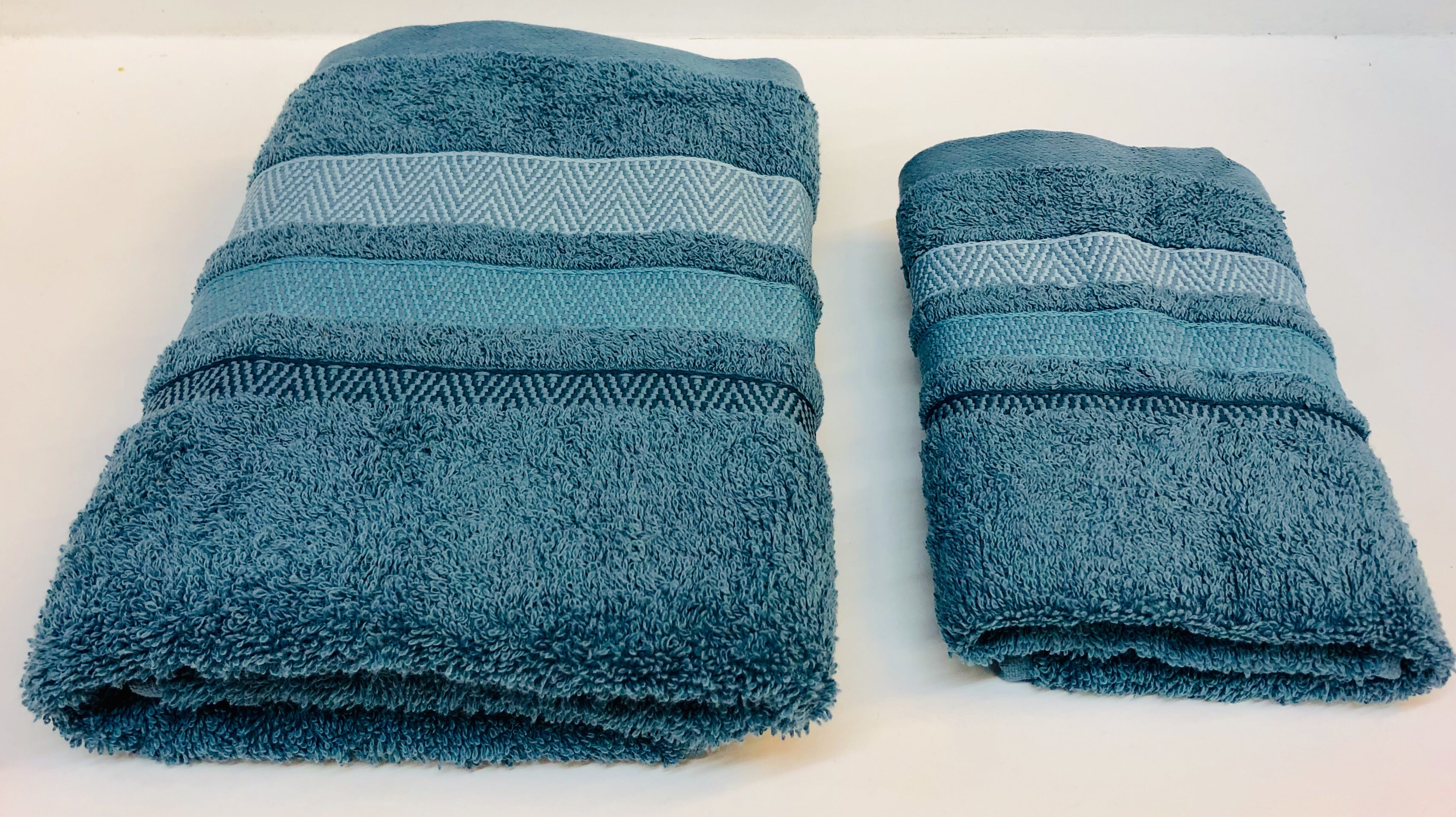 Coppia Asciugamani spugna jacquard Daltex