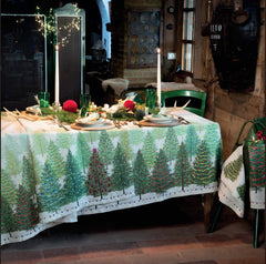 Tovaglia 12 posti - Fairy Trees | Tessitura Toscana Telerie