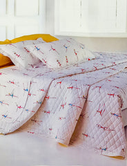 Trapuntino Quilt singolo - Dancing - Bianco - Mirabello