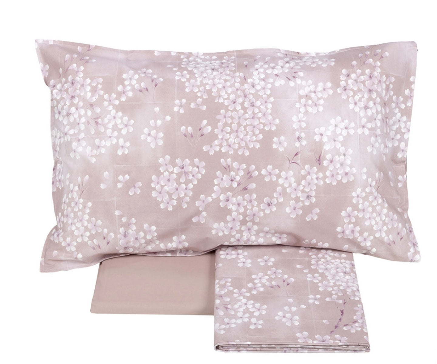 Completo lenzuola 1 piazza e mezzo rosa - Kimono | Fazzini