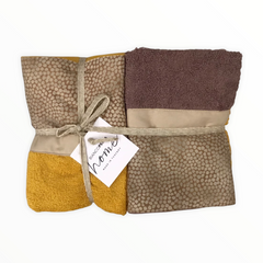 Coppia di asciugamani girasole | Biancoperla