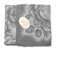Tovaglia misto lino 12 persone ardesia - Spring | Manifatture Tessili Prete