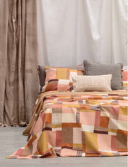 Trapuntino singolo rosa paprika - Dante | Riviera | Carillo Home