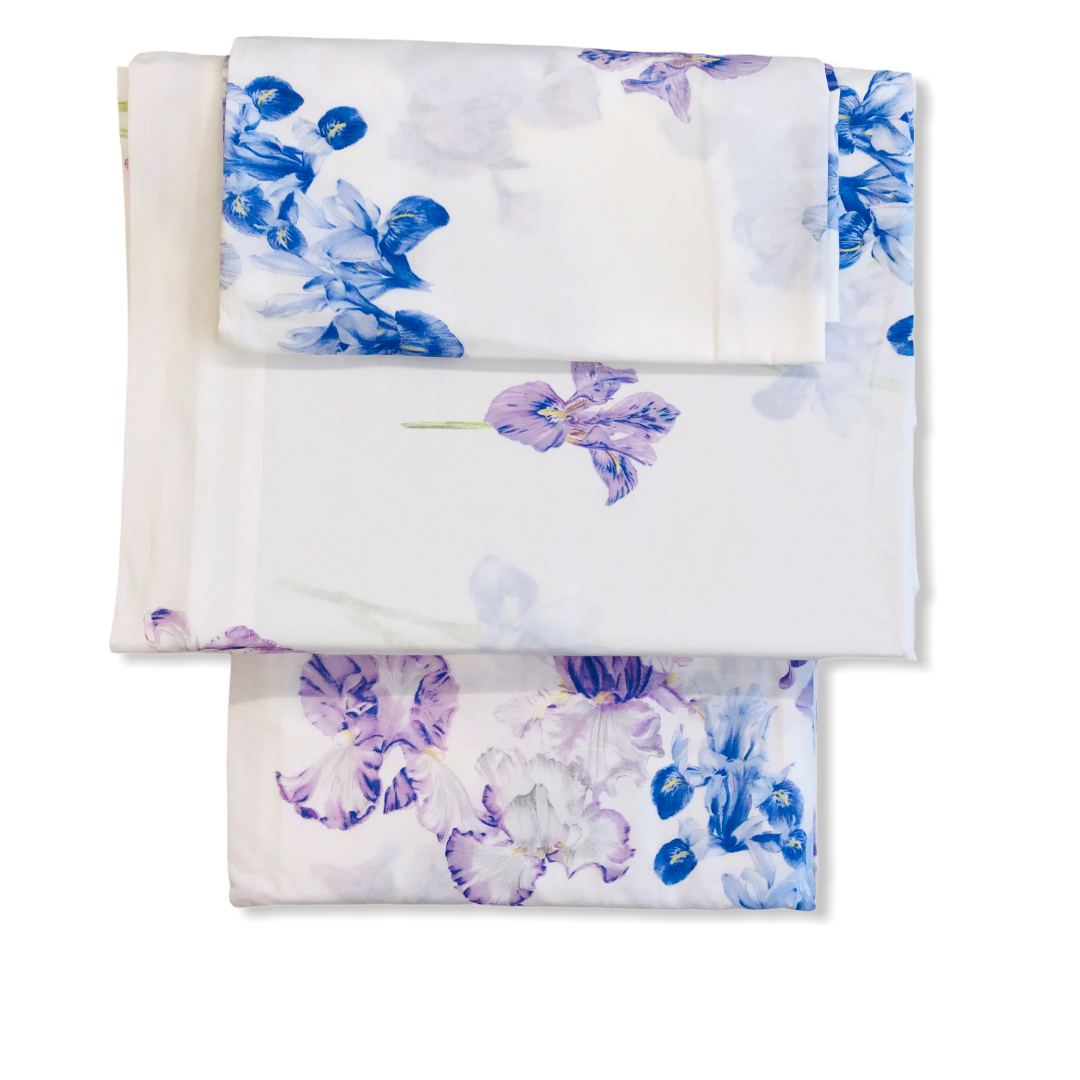 Completo lenzuola matrimoniale - Iris | Mirabello