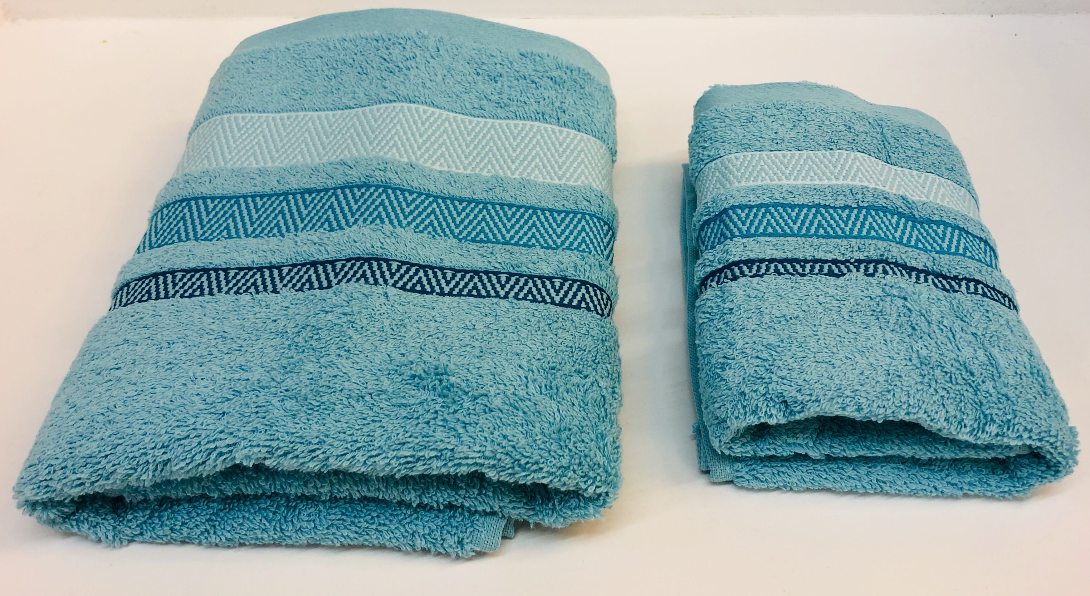 Coppia Asciugamani spugna jacquard Daltex