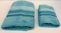 Coppia Asciugamani spugna jacquard Daltex