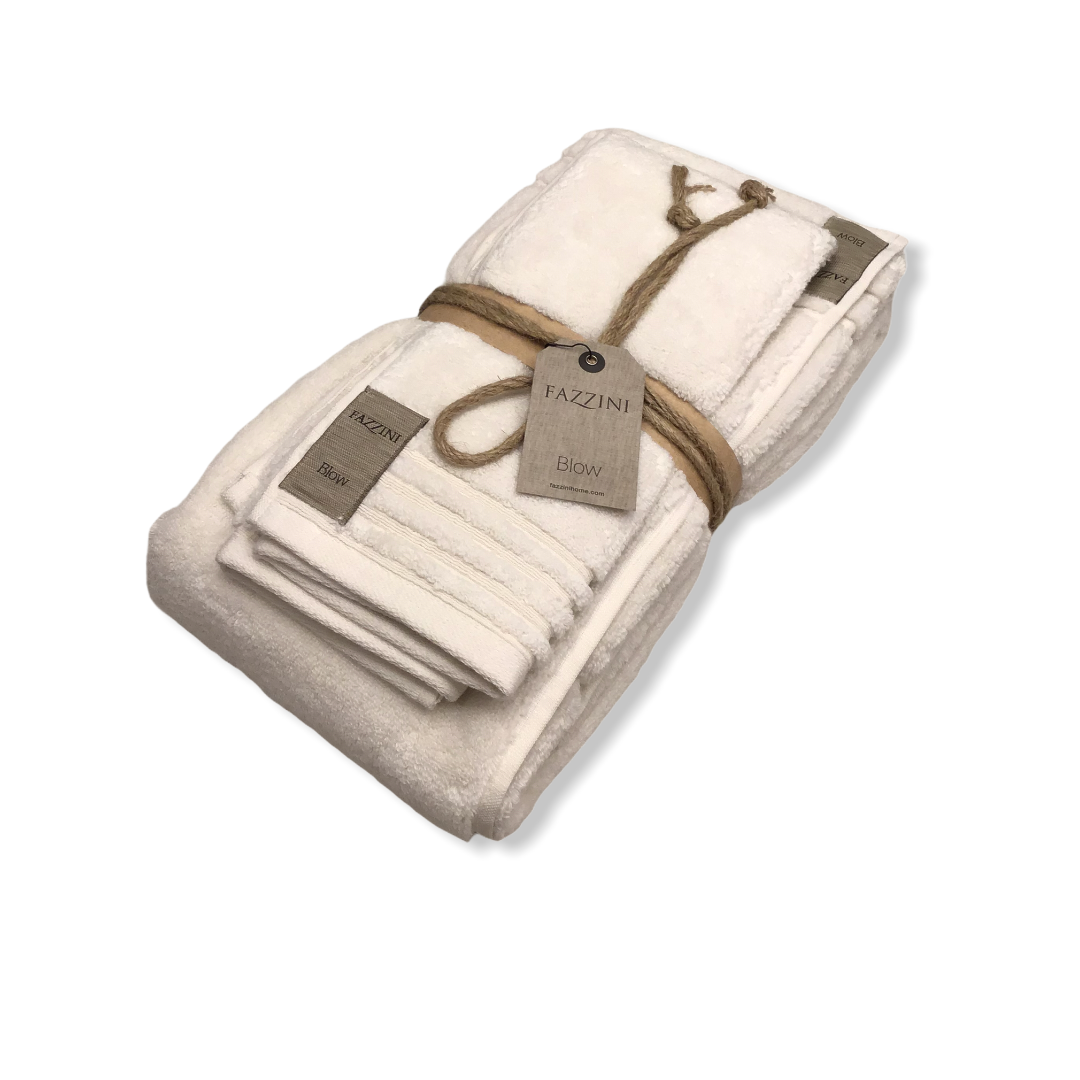 Coppia di asciugamani panna - Coccola | Fazzini