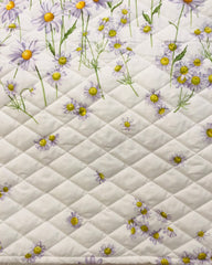 Copriletto trapuntato matrimoniale - Daisy Meadow -  Mirabello - Glicine