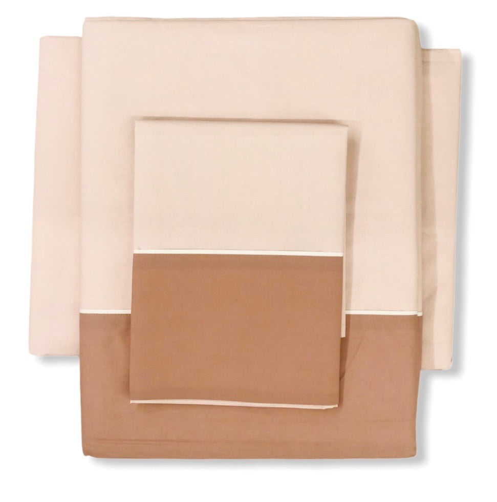 Completo letto 1 piazza e mezzo color rosa cipria - Appeal | Fazzini