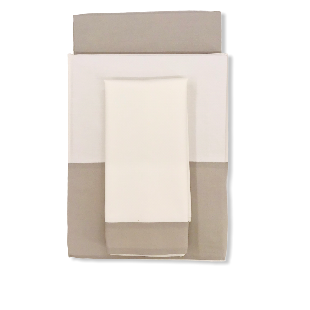 Completo lenzuola 1 piazza e mezzo betulla - Plein | Fazzini