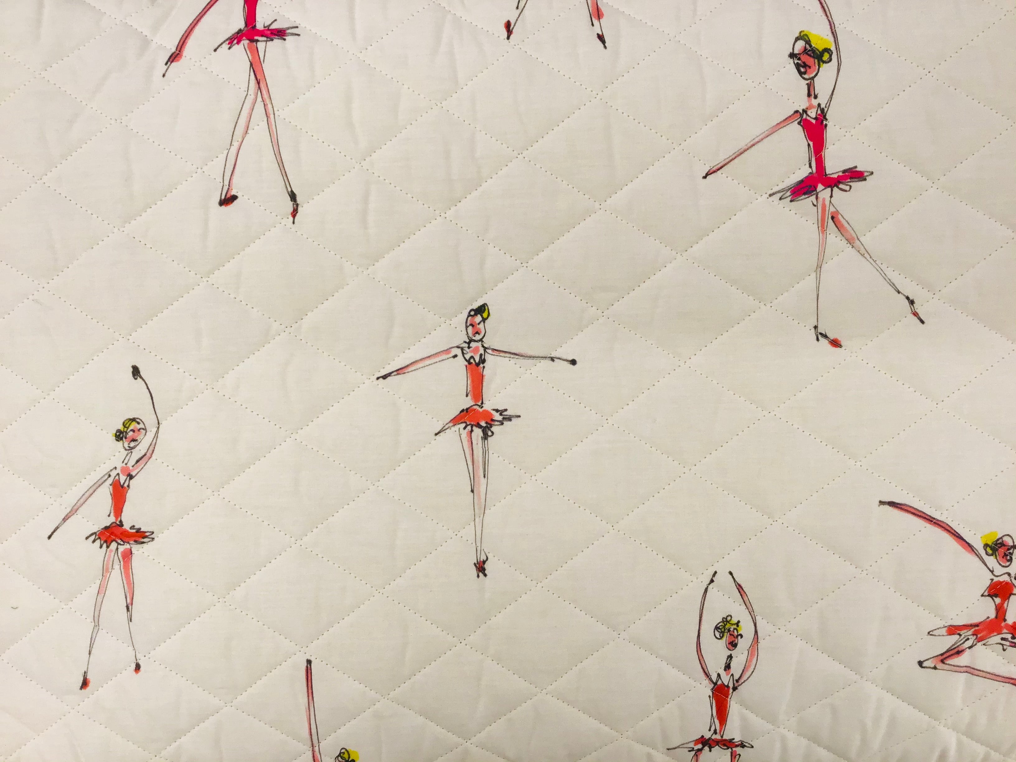 Trapuntino Quilt singolo - Dancing - Bianco - Mirabello