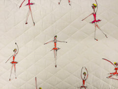 Trapuntino Quilt singolo - Dancing - Bianco - Mirabello