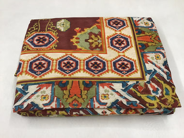 Tovaglia rettangolare per 8 bordeaux | Fusion | Tessitura Toscana Telerie