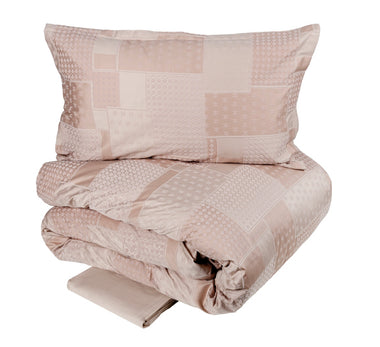 Trapunta matrimoniale Fazzini - Cristalli - Rosa
