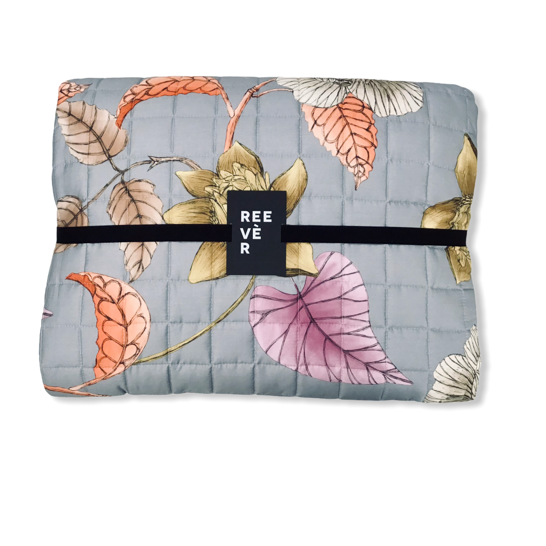 Trapuntino Quilt matrimoniale - Juliette - Reevèr - Rosa corallo