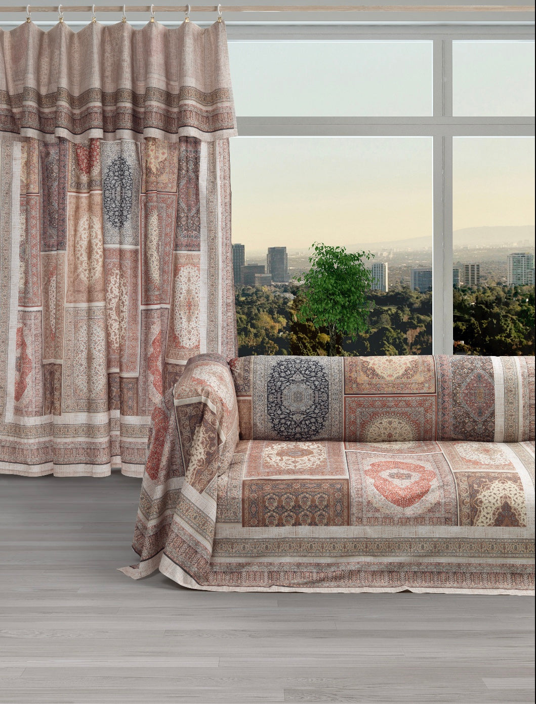 Lenzuolo copriletto matrimoniale - Oriente | Mirabello