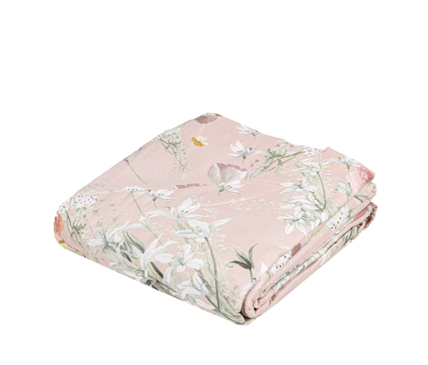 Copriletto matrimoniale rosa - Lilia | Fazzini